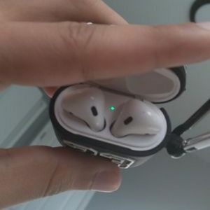 Airpods with Jordan case